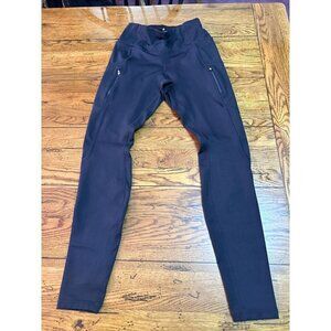 Athleta Stellar Tight Pant Leggings Casual Zipper Pocket Style Black Sz XS LL120